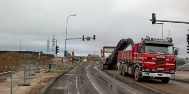 Tartu idapoolse ringtee 1. ehitusala ehitus